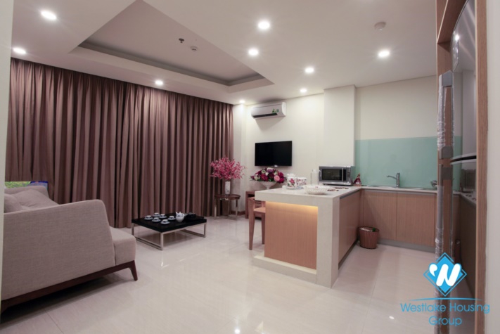  A Lovely Spacious one bedroom apartment with big balcony for rent in Tay Ho
