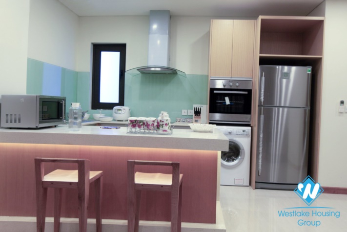  A Lovely Spacious one bedroom apartment with big balcony for rent in Tay Ho