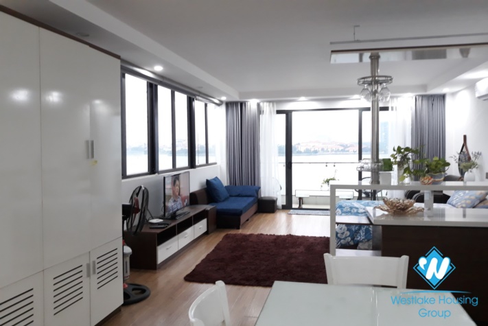 A Lake view Spacious studio  for rent on Nhat Chieu street
