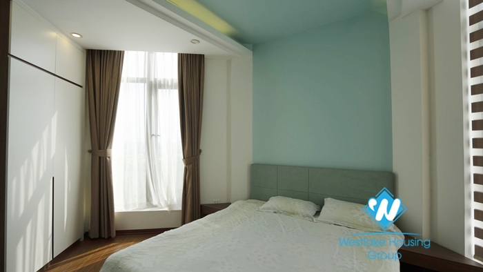 Quality furnished 2 bedroom apartment for rent in Ngoc Thuy near French International School.