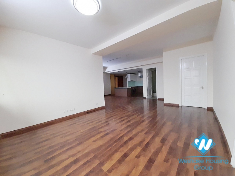 Unfurnished, spacious 4 bedroom apartment for rent in E Tower, Ciputra