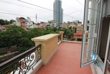Two bedrooms with big balcony for rent at Truc Bach lake, Ba Dinh district, Ha Noi