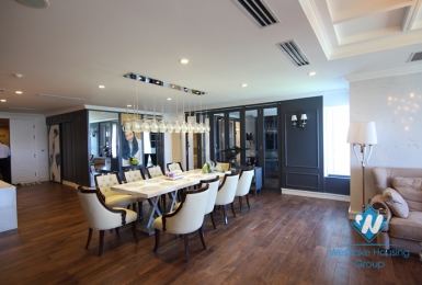 Elegant apartment with 4 bedrooms for rent in L Tower ciputra, Tay Ho area 