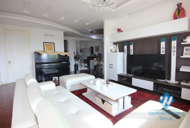 Lovely 04 bedrooms apartment for rent in Ciputra, Tay Ho, Hanoi.