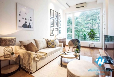 A picturesque 2 bedroom apartment for rent in Truc Bach Island, Ba Dinh