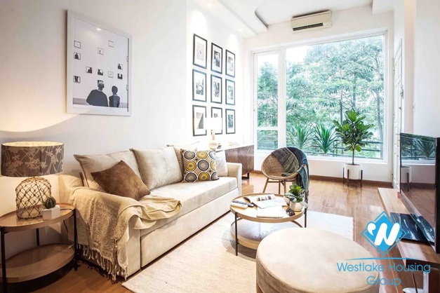A picturesque 2 bedroom apartment for rent in Truc Bach Island, Ba Dinh