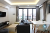 Two bedrooms apartment in the high floor is available for rent in Ba Dinh. 