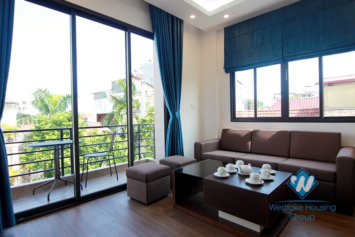 Lovely apartment for rent on To Ngoc Van with beautiful balcony