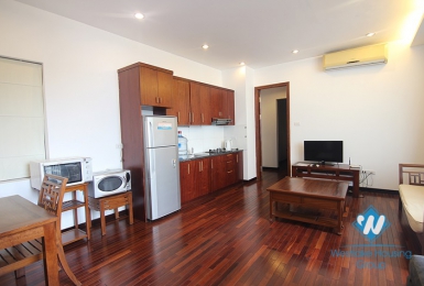 Quality and bright one bedroom apartment for rent in Tay Ho district