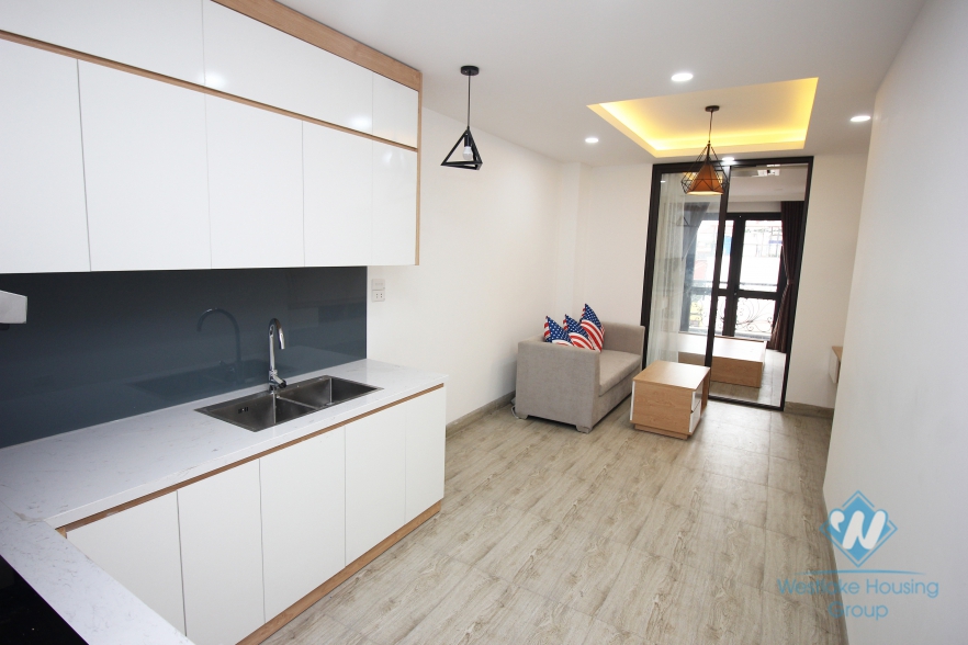 Brand new one bedroom apartment at Giang Vo street, Ba Dinh district, Ha Noi