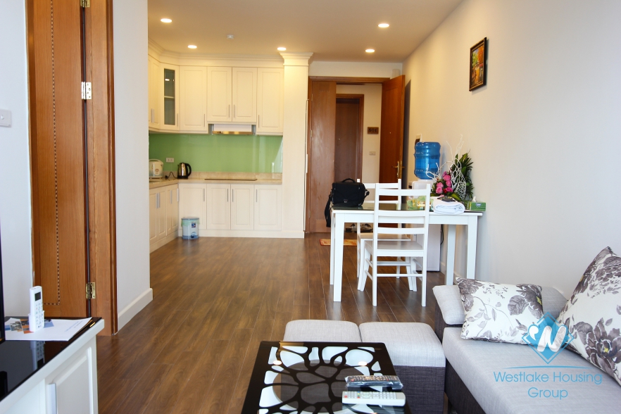Modern and spacious apartment for rent in Pham Huy Thong-Ba Dinh-Ha Noi
