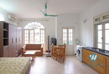Nice balcony studio-apartment for rent on To Ngoc Van, Tay Ho