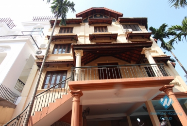 Swiming pool yard villa for rent on To Ngoc Van, Tay Ho, Hanoi