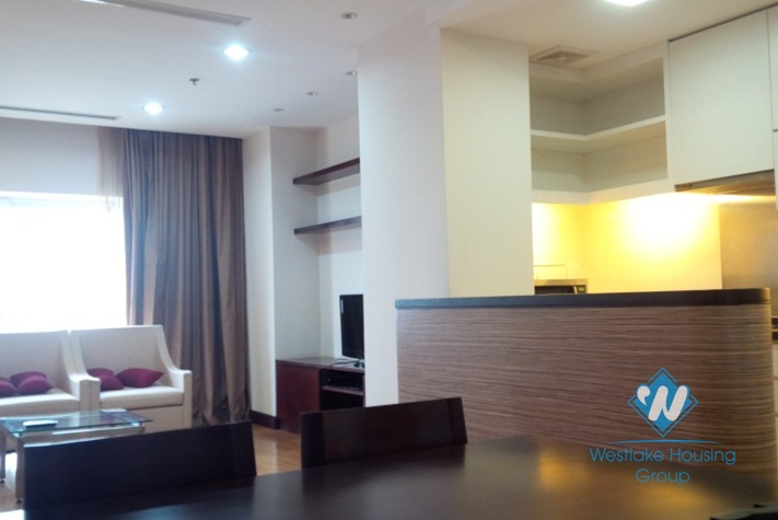 Nice apartment with 3 bedrooms for rent in Hoa Binh Green, Ba Dinh district, Ha Noi