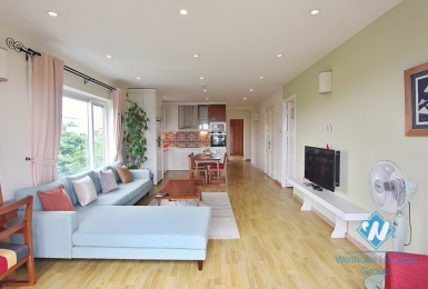 Brand new and lake view apartment for rent in Tay Ho area