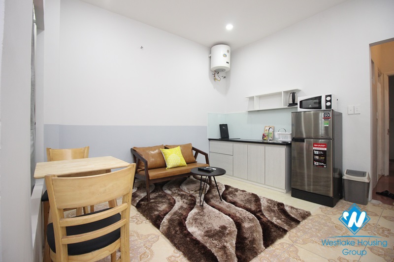 Adorable 1-bedroom apartment with a balcony in Truc Bach