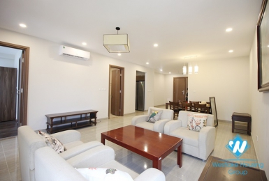 A newly-finished 3 bedroom apartment for rent in Ciputra L Tower