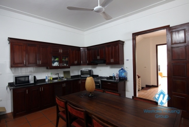 Gorgeous stand alone villa for rent with 250 sqm yard and garden, Tay Ho, Hanoi