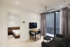 A modern 1 bedroom apartment with balcony for rent in To Ngoc Van area, Tay Ho, Ha Noi