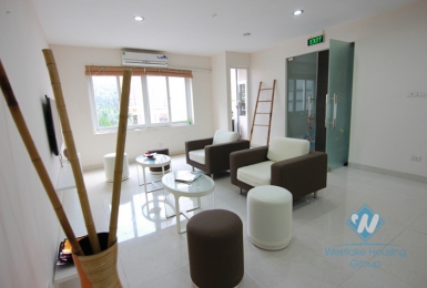 Brandnew and Lakeview one bedroom apartment for rent in Tay Ho district.