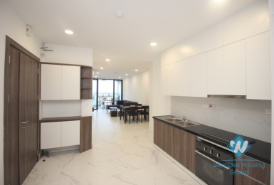 Lake view 02 bedrooms apartment for rent in Xuan dieu st, Tay Ho district