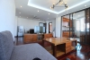 Well-furnished 3 bedrooms apartment for rent in Tran Quoc Hoan, Cau Giay