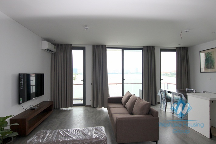 Lake view two bedrooms apartment for rent in Quang Khanh st, Tay Ho