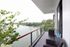 Lake view two bedrooms apartment for rent in Quang Khanh st, Tay Ho