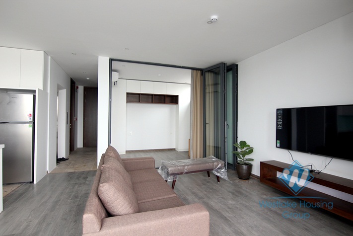 Lake view two bedrooms apartment for rent in Quang Khanh st, Tay Ho