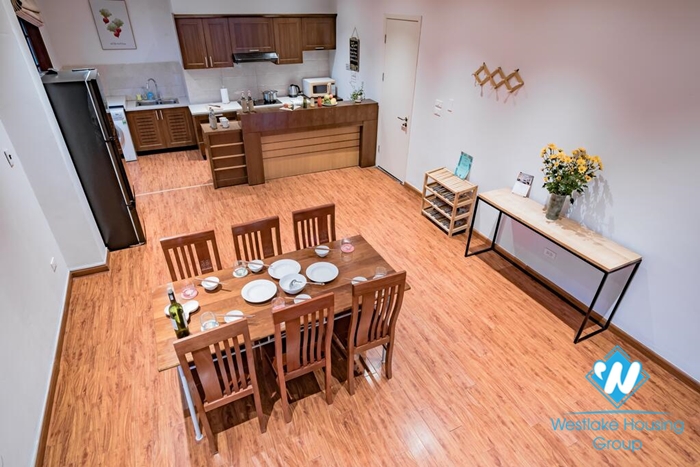 Three bedroom duplex apartment for rent in Hanoi Old Quarter.