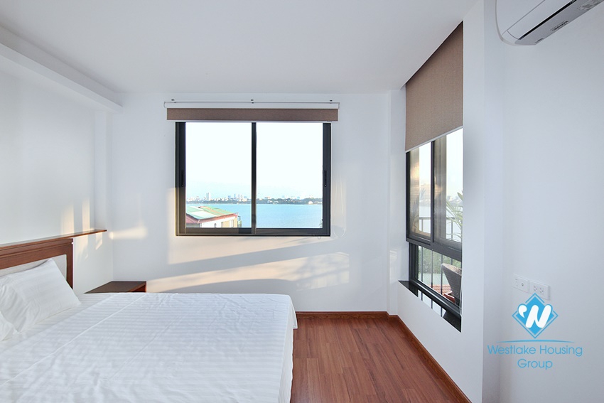 Top floor serviced apartment for rent in Quang Khanh st, Tay Ho