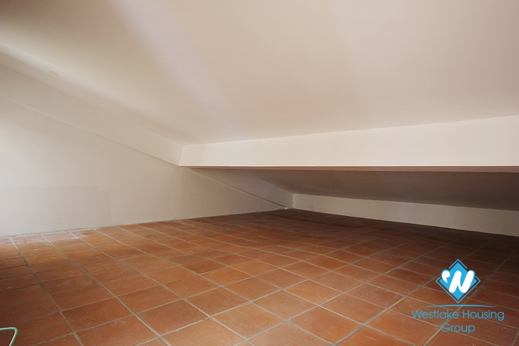 An ambassador villa with garden for rent in Ho Tay Villa Compound
