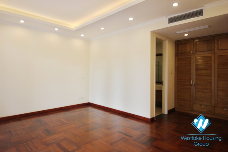 An ambassador villa with garden for rent in Ho Tay Villa Compound