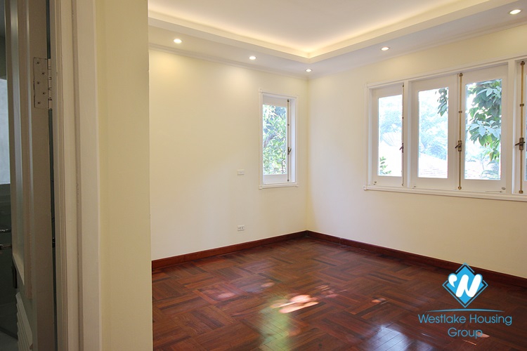 An ambassador villa with garden for rent in Ho Tay Villa Compound