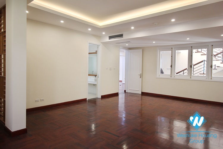 An ambassador villa with garden for rent in Ho Tay Villa Compound