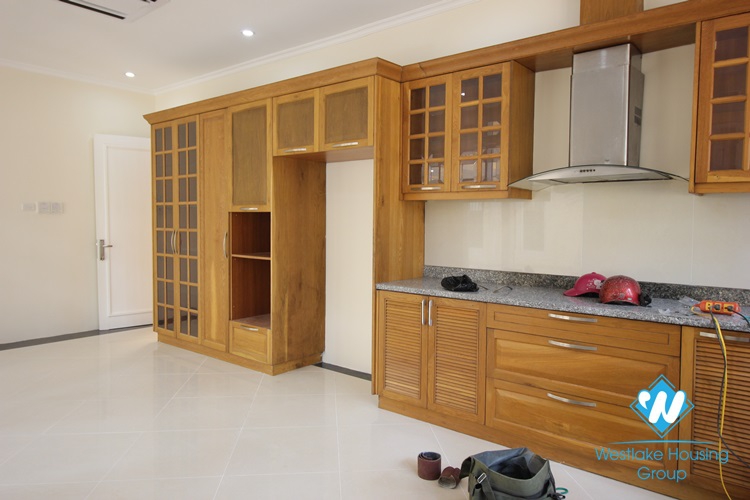 An ambassador villa with garden for rent in Ho Tay Villa Compound
