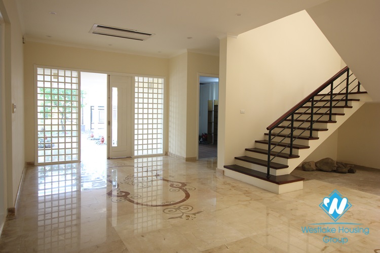 An ambassador villa with garden for rent in Ho Tay Villa Compound