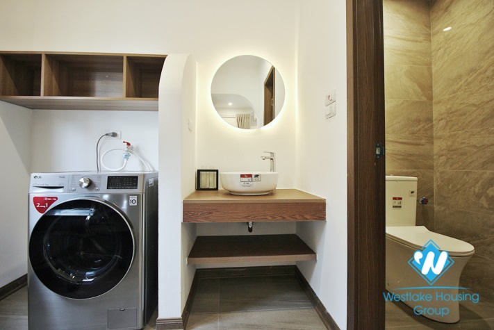 A unique 1 bedroom  duplex apartment with high quality furniture for rent in Tay Ho