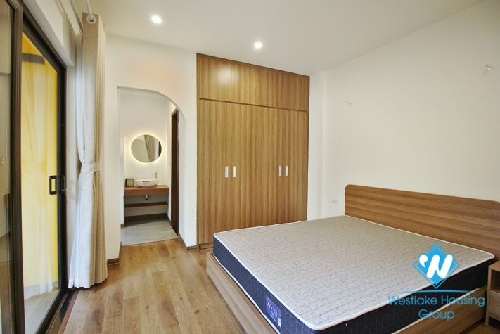 A unique 1 bedroom  duplex apartment with high quality furniture for rent in Tay Ho