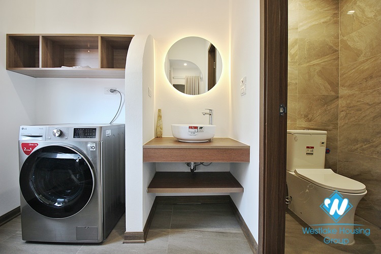 An interesting duplex 1 bedroom apartment for rent on Dang Thai Mai street