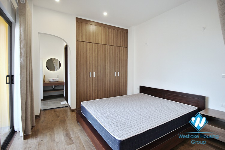 An interesting duplex 1 bedroom apartment for rent on Dang Thai Mai street