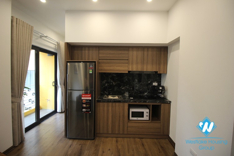 An interesting duplex 1 bedroom apartment for rent on Dang Thai Mai street