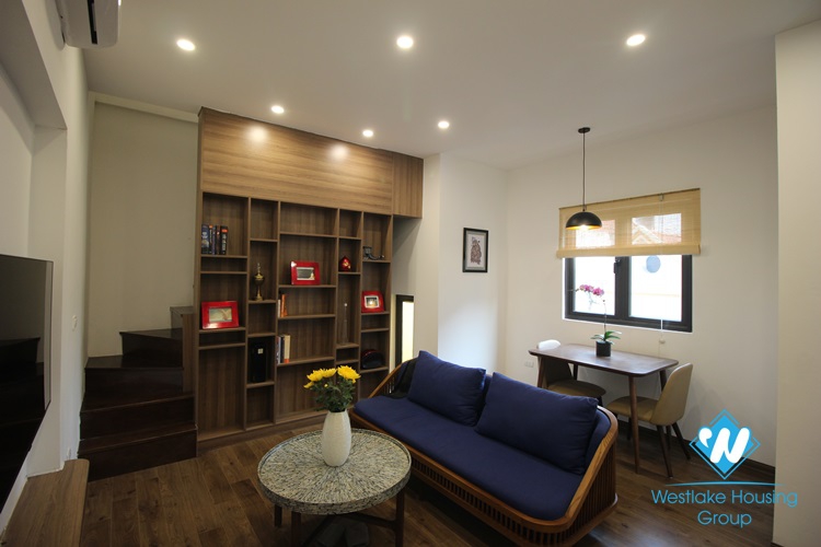 An interesting duplex 1 bedroom apartment for rent on Dang Thai Mai street