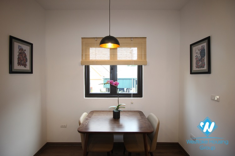 An interesting duplex 1 bedroom apartment for rent on Dang Thai Mai street