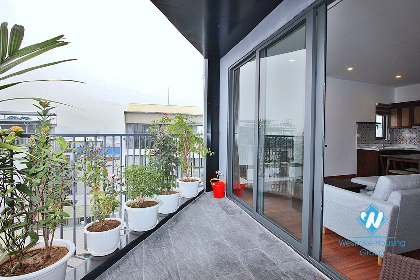 Top floor serviced apartment for rent in Quang Khanh st, Tay Ho
