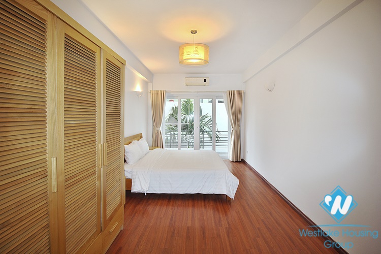 Spacious two bedrooms apartment for rent in Nhat Chieu street, Tay Ho