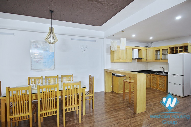 Spacious two bedrooms apartment for rent in Nhat Chieu street, Tay Ho