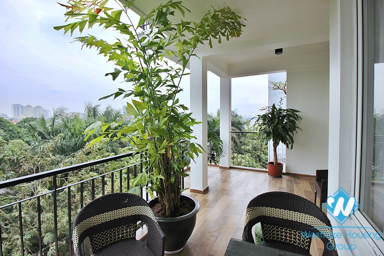 Spacious two bedrooms apartment for rent in Nhat Chieu street, Tay Ho