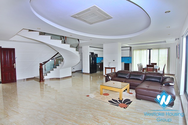 Skyview duplex apartment to rent in Tay Ho, Hanoi.