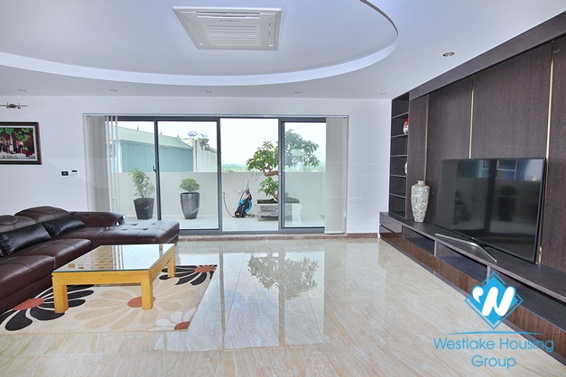 Skyview duplex apartment to rent in Tay Ho, Hanoi.